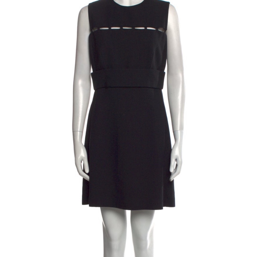 Emilio Pucci Black crew neck  Mini Dress